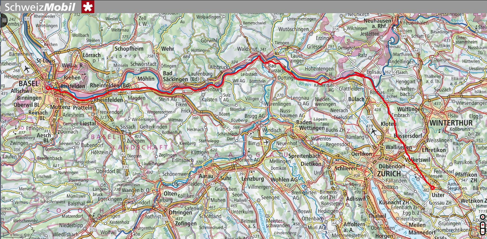 Etappe 07 | Uster > Basel