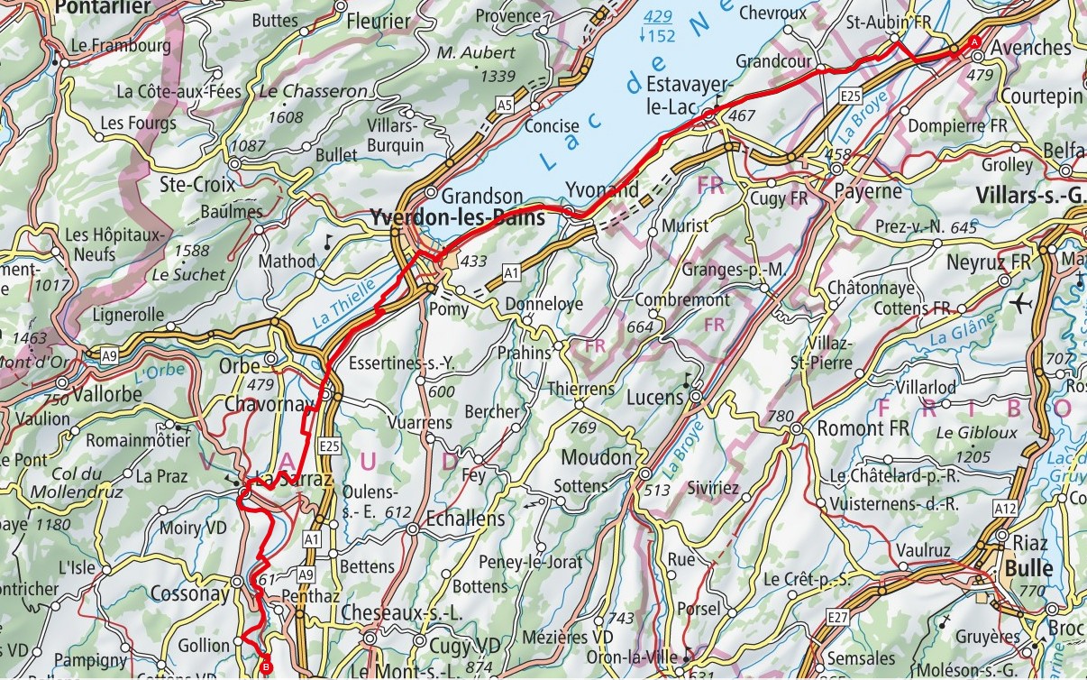 Etappe 11 | Yverdon > Lausanne