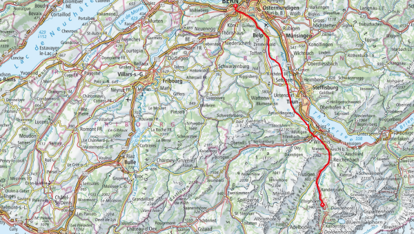 Etappe 15 | Brig > Kandersteg > Bern